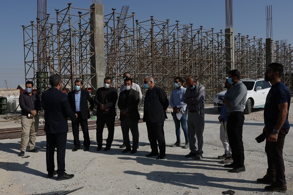 بازدید هیات رئیسه اتاق اصناف مرکز استان بوشهر از پروژه عظیم بوشهرمال