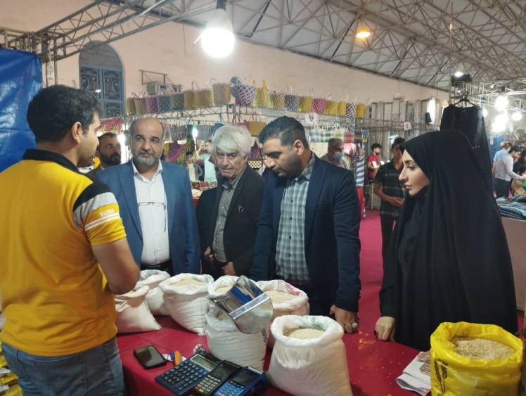 بازدید رئیس و هیئت رئیسه اتاق اصناف مرکز استان بوشهر از نمایشگاه بهاره‌ 