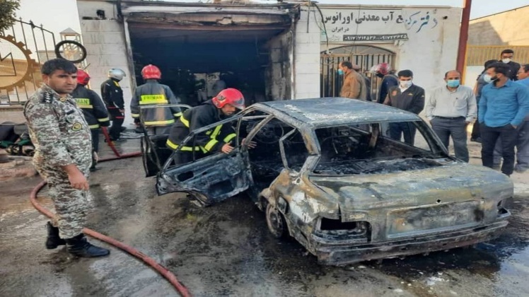 آتش‌سوزی تعویض روغنی در بوشهر قربانی گرفت